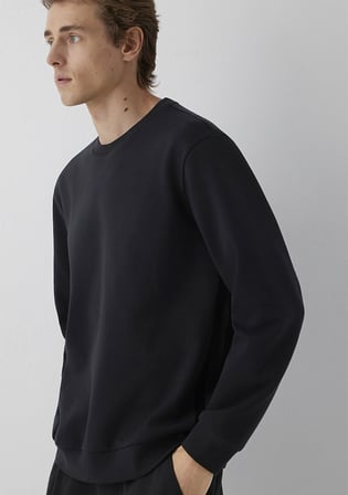 Siyah Basic Sweatshirt 0S10629-900