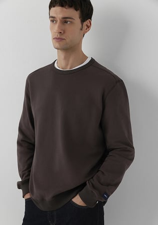 Mavi Jeans Kahverengi Basic Sweatshirt 0S10620-70219