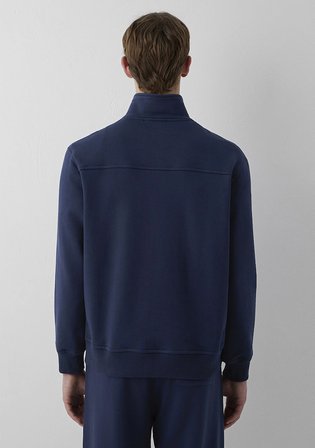 Mavi Patch Nakışlı Yarı Fermuarlı Lacivert Sweatshirt 0S10613-70490