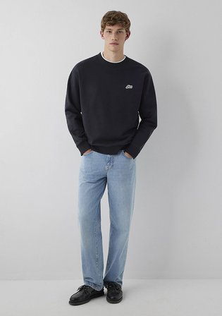 Mavi Patch Nakışlı Antrasit Sweatshirt 0S10611-80022