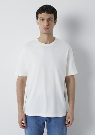 Ekru Basic Tişört 0613168-70057
