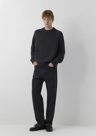 Toronto Street Yıkanmış Siyah Comfort Jean Pantolon 0010289-A4011