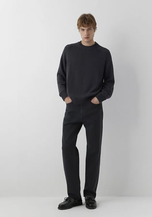 Toronto Street Yıkanmış Siyah Comfort Jean Pantolon 0010289-A4011