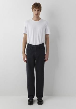 Toronto Street Yıkanmış Siyah Comfort Jean Pantolon 0010289-A4011
