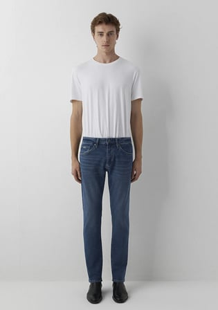 Jake Premium Blue Puslu Indigo Mavisi Jean Pantolon 00422A4026