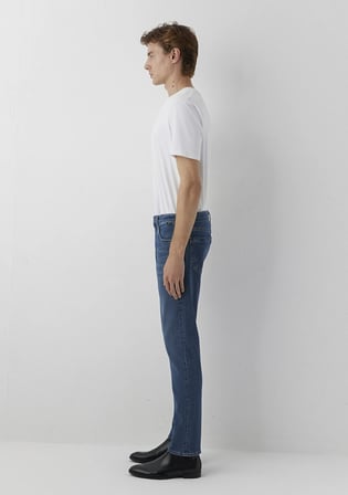 Jake Premium Blue Puslu Indigo Mavisi Jean Pantolon 00422A4026