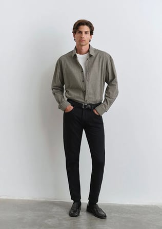 Mavi MILAN Classic Denim Yıkamalı Siyah Siyah Erkek Kot Pantolon M0081090642