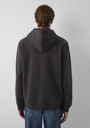 Kapüşonlu Fermuarlı Kahverengi Sweatshirt 0S10423-70219