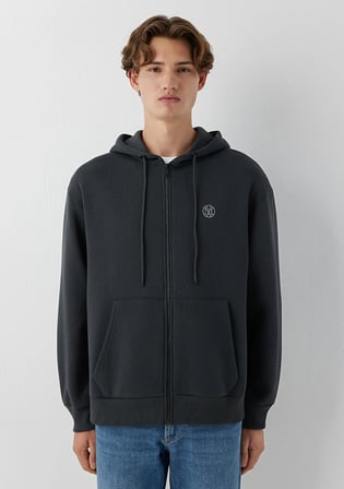 Kapüşonlu Antrasit Sweatshirt 066979-91268