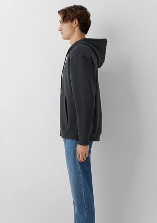 Kapüşonlu Antrasit Sweatshirt 066979-91268