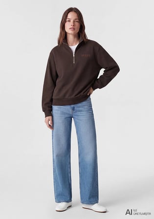 Kahverengi Sweatshirt 1S10586-70240