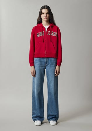 Mavi Jeans Kapüşonlu Kırmızı Sweatshirt 1S10587-86417