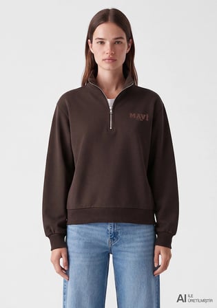 Kahverengi Sweatshirt 1S10586-70240