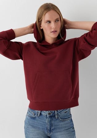 Kapüşonlu Kırmızı Sweatshirt 167299-85347