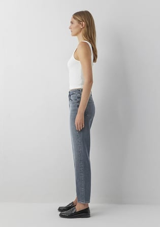 Cindy Premium Blue Gölgeli Indigo Mavisi Jean Pantolon 100277-A3809