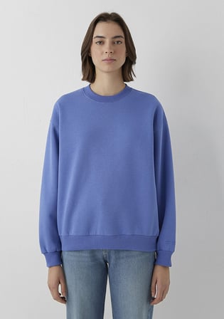 Bisiklet Yaka Mor Basic Sweatshirt 1610198-70662