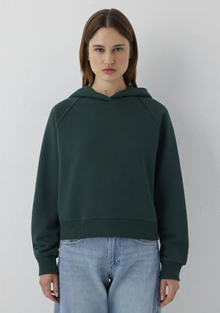 Kapüşonlu Yeşil Sweatshirt 1S10577-71538