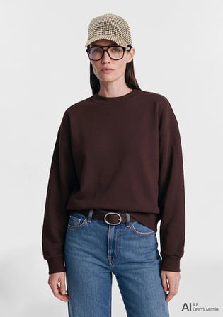 Kahverengi Sweatshirt 1S10576-70240