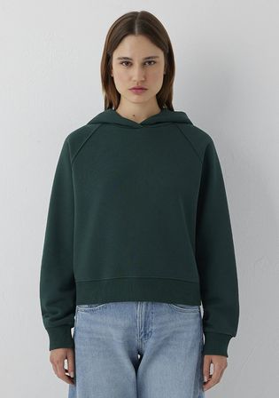 Kapüşonlu Yeşil Sweatshirt 1S10577-71538