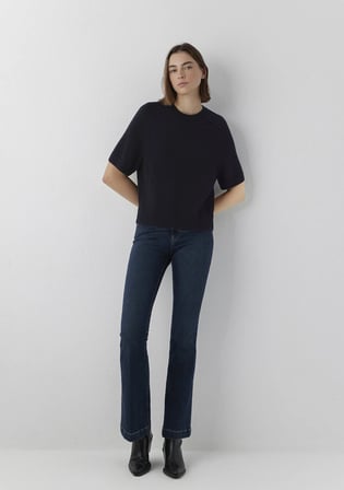 Sydney Gold Premium Gölgeli Koyu Mavi Jean Pantolon 10811A6204