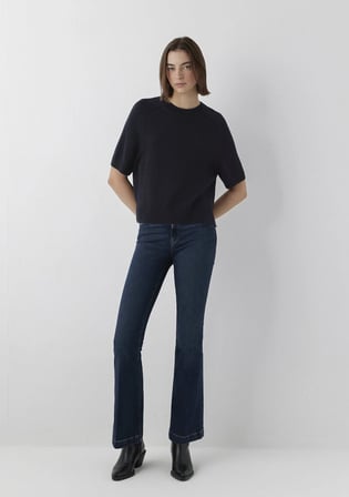 Sydney Gold Premium Gölgeli Koyu Mavi Jean Pantolon 10811A6204