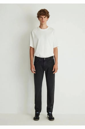 Erkek Gri Milan Smoke 90's Comfort Jean