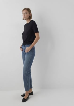 Star Classic Denim Gölgeli Koyu Mavi Jean Pantolon 101077-A6196
