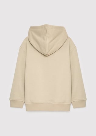Mavi Baskılı Kapüşonlu Bej Sweatshirt 6S10209-70039
