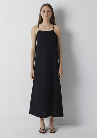 Siyah Midi Elbise 1310920-900
