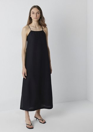 Siyah Midi Elbise 1310920-900