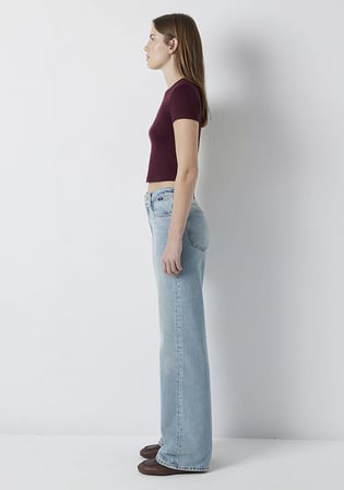 Bordo Basic Tişört 1600814-70422