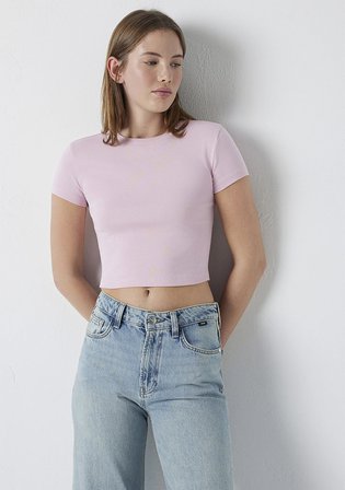 Pembe Basic Tişört 1600814-91501