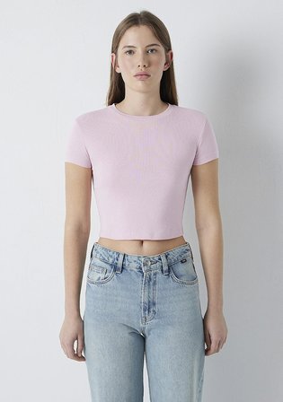 Pembe Basic Tişört 1600814-91501