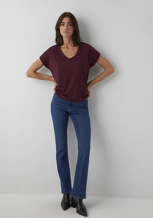 Bordo Basic Tişört 167714-70422