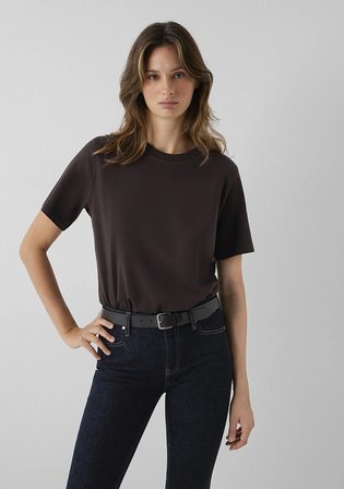Kahverengi Basic Tişört 1613820-70240