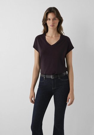 Kahverengi Basic Tişört 167714-90704