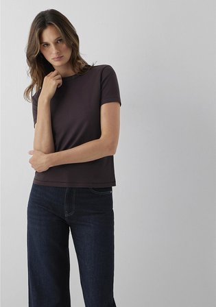 Kahverengi Basic Tişört 1612707-70240