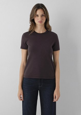 Kahverengi Basic Tişört 1612707-70240
