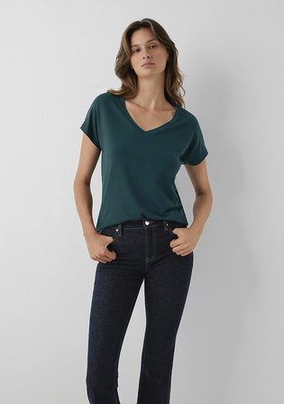 Yeşil Basic Tişört 167714-71929