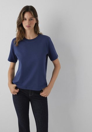 Lacivert Basic Tişört 1613820-70487