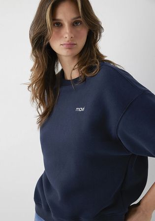 Mavi Logo Baskılı Lacivert Sweatshirt 1S10490-32184