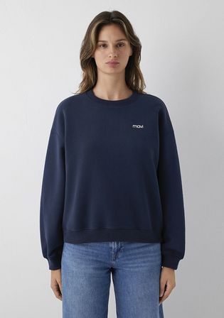 Mavi Logo Baskılı Lacivert Sweatshirt 1S10490-32184