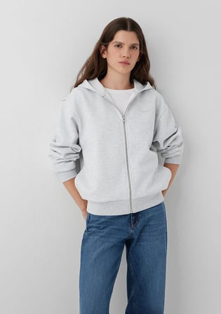 Mavi Logo Baskılı Gri Sweatshirt 1S10554-80196