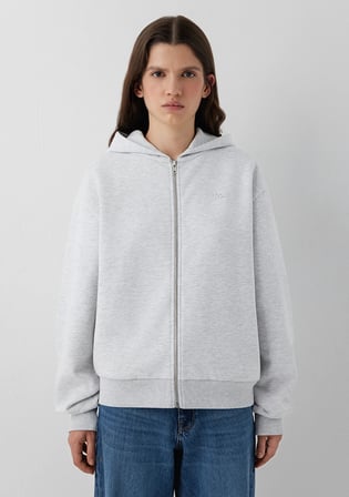 Mavi Logo Baskılı Gri Sweatshirt 1S10554-80196