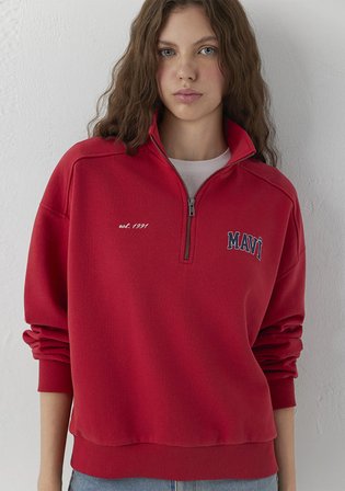 Kırmızı Sweatshirt 1S10373-88631