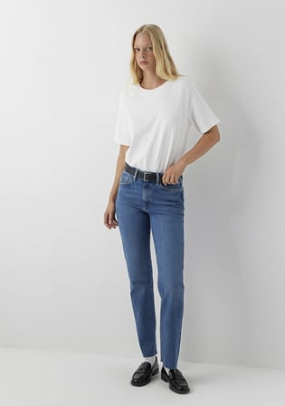 New york Classic Denim Indigo Mavisi Jean Pantolon 101441-A6203
