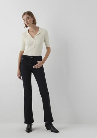 Marıa Gold Premium Koyu Gri Jean Pantolon 101225-A3822