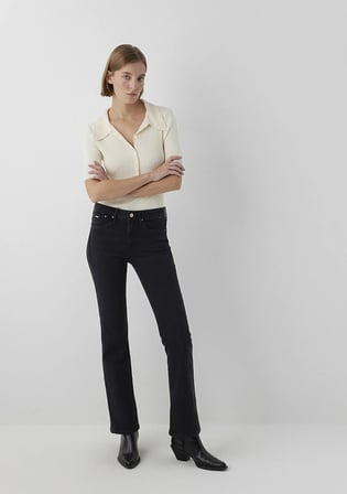 Marıa Gold Premium Koyu Gri Jean Pantolon 101225-A3822