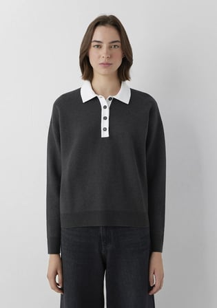 Antrasit Triko Polo 1710708-87829
