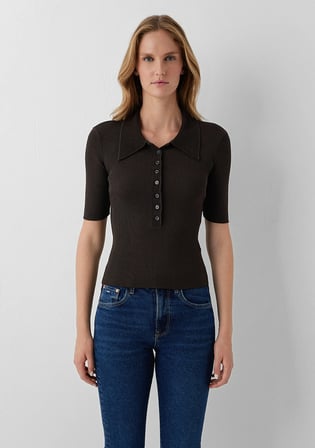 Kahverengi Triko Polo 1710941-70236